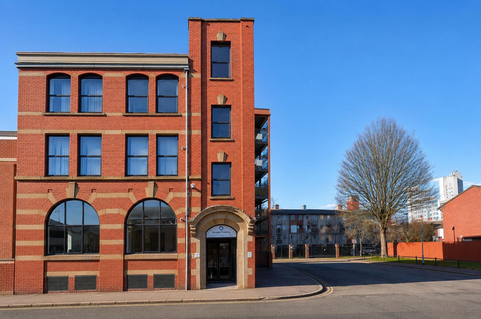 Exterior of the Glasgow training centre