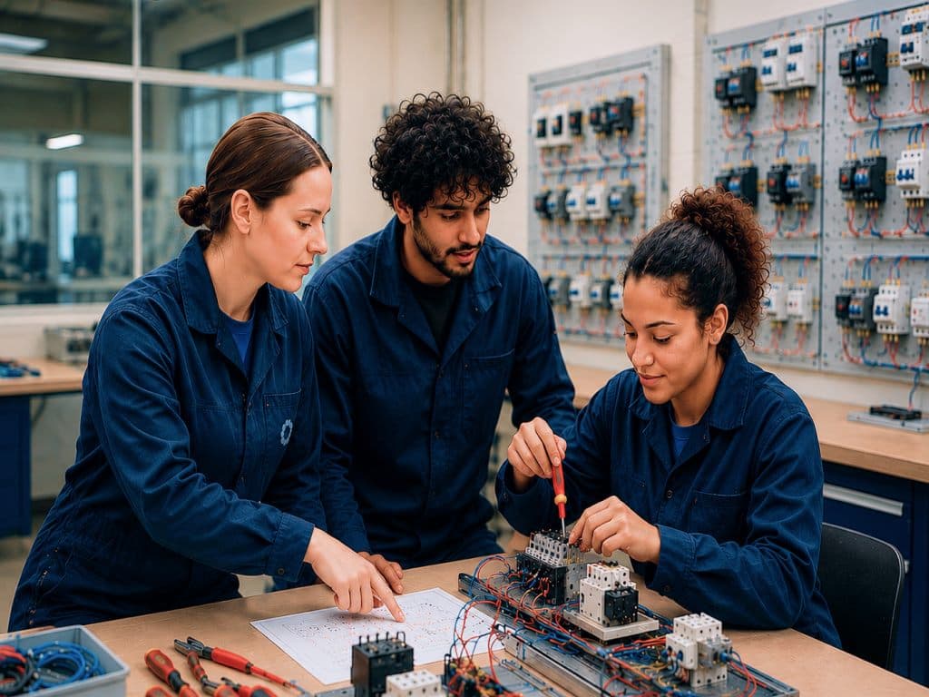 Earn While You Learn student on site