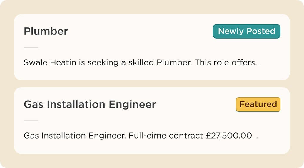 Exclusive job opportunities
